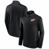 Men's Fanatics Branded Black Detroit Red Wings Authentic Pro Rink Fleece Full-Zip Jacket