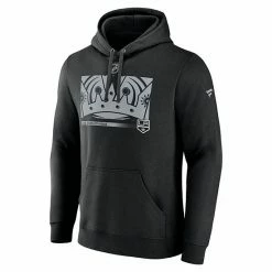 Men's Fanatics Branded Black Los Angeles Kings Authentic Pro Core Collection Secondary Pullover Hoodie -Metaverse shop unnamed file 9047