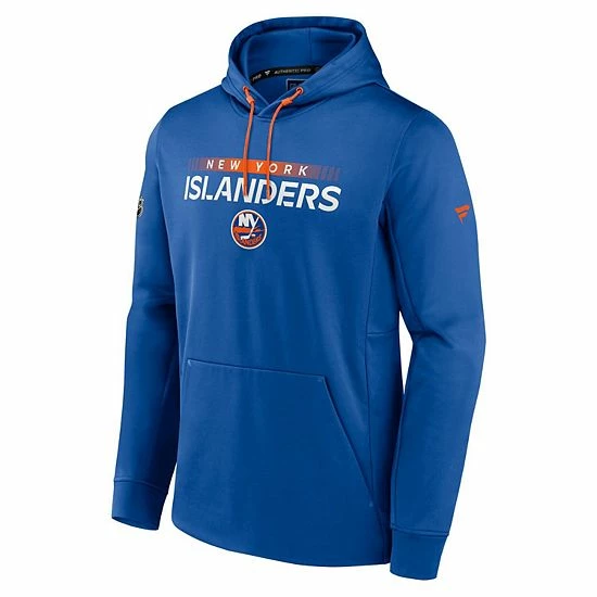 Men's Fanatics Branded Royal New York Islanders Authentic Pro Rink Pullover Hoodie 5 Men's Fanatics Branded Royal New York Islanders Authentic Pro Rink Pullover Hoodie - Image 3