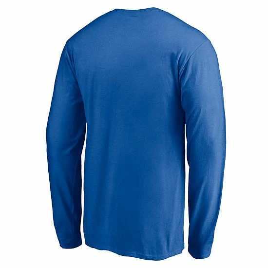 Men's Fanatics Branded Luka Doncic Blue Dallas Mavericks Pick And Roll Long Sleeve T-Shirt 5 Men's Fanatics Branded Luka Doncic Blue Dallas Mavericks Pick And Roll Long Sleeve T-Shirt - Image 3