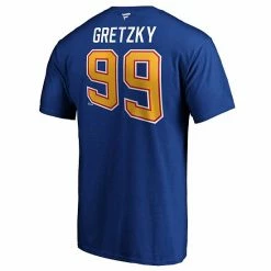 Men's Fanatics Branded Wayne Gretzky Blue St. Louis Blues Authentic Stack Retired Player Name & Number T-Shirt -Metaverse shop unnamed file 9062