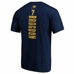 Men's Fanatics Branded Malcolm Brogdon Navy Indiana Pacers Team Playmaker Name & Number T-Shirt -Metaverse shop unnamed file 9069