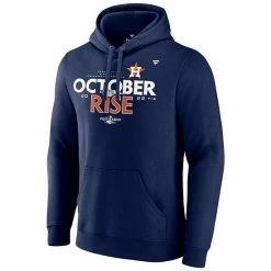Men's Fanatics Branded Navy Houston Astros 2022 Postseason Locker Room Pullover Hoodie -Metaverse shop unnamed file 9074