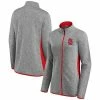 Women's Fanatics Branded Heathered Charcoal St. Louis Cardinals Primary Logo Fleece Full-Zip Jacket -Metaverse shop unnamed file 9120