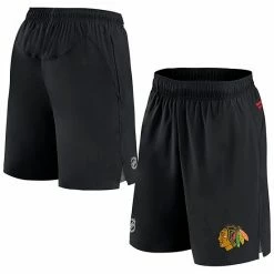 Men's Fanatics Branded Black Chicago Blackhawks Authentic Pro Rink Shorts