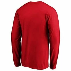 Men's Fanatics Branded Red Bayern Munich Official Logo Long Sleeve T-Shirt -Metaverse shop unnamed file 9174