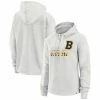 Women's Fanatics Branded Ash Boston Bruins True Classics Legacy Quarter-Zip Hoodie