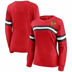 Women's Fanatics Branded Red Chicago Blackhawks Block Party Primary Logo Fashion Long Sleeve T-Shirt 3 Women's Fanatics Branded Red Chicago Blackhawks Block Party Primary Logo Fashion Long Sleeve T-Shirt -Metaverse shop unnamed file 9208