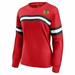 Women's Fanatics Branded Red Chicago Blackhawks Block Party Primary Logo Fashion Long Sleeve T-Shirt 4 Women's Fanatics Branded Red Chicago Blackhawks Block Party Primary Logo Fashion Long Sleeve T-Shirt -Metaverse shop unnamed file 9209