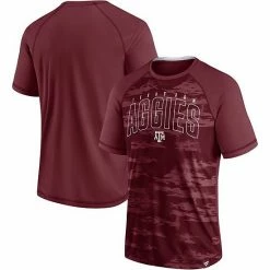 Men's Fanatics Branded Maroon Texas A&M Aggies Arch Outline Raglan T-Shirt -Metaverse shop unnamed file 9276