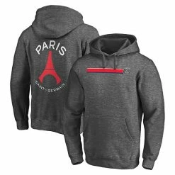 Men's Fanatics Branded Heathered Charcoal Paris Saint-Germain Icon Pullover Hoodie 3 Men's Fanatics Branded Heathered Charcoal Paris Saint-Germain Icon Pullover Hoodie -Metaverse shop unnamed file 9280