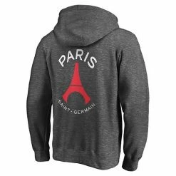 Men's Fanatics Branded Heathered Charcoal Paris Saint-Germain Icon Pullover Hoodie 5 Men's Fanatics Branded Heathered Charcoal Paris Saint-Germain Icon Pullover Hoodie -Metaverse shop unnamed file 9282