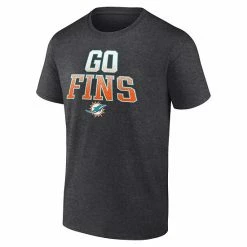 Men's Fanatics Branded Charcoal Miami Dolphins Big & Tall Go Fins Statement T-Shirt -Metaverse shop unnamed file 9292