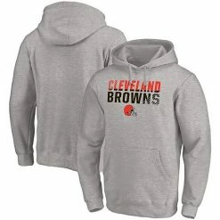 Men's Fanatics Branded Heathered Gray Cleveland Browns Fade Out Pullover Hoodie -Metaverse shop unnamed file 9315