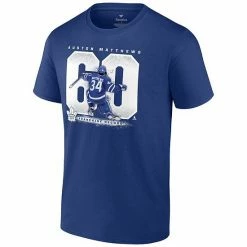 Men's Fanatics Branded Auston Matthews Blue Toronto Maple Leafs Goal Record T-Shirt 9 Men's Fanatics Branded Auston Matthews Blue Toronto Maple Leafs Goal Record T-Shirt -Metaverse shop unnamed file 9343