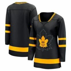 Women's Fanatics Branded Black Toronto Maple Leafs Alternate Premier Breakaway Reversible Blank Jersey 5 Women's Fanatics Branded Black Toronto Maple Leafs Alternate Premier Breakaway Reversible Blank Jersey -Metaverse shop unnamed file 9349