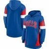 Women's Fanatics Branded Royal/Red Buffalo Bills Lock It Down Pullover Hoodie
