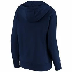 Women's Fanatics Branded Navy Cleveland Indians Core Team Lockup V-Neck Pullover Hoodie -Metaverse shop unnamed file 9366