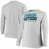 Men's Fanatics Branded Heathered Gray Carolina Panthers Big & Tall Practice Long Sleeve T-Shirt -Metaverse shop unnamed file 9367
