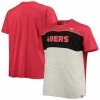 Men's Fanatics Branded Scarlet/Heathered Gray San Francisco 49ers Big & Tall Color Block T-Shirt 1 Men's Fanatics Branded Scarlet/Heathered Gray San Francisco 49ers Big & Tall Color Block T-Shirt -Metaverse shop unnamed file 9398