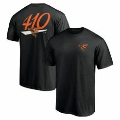 Men's Fanatics Branded Black Baltimore Orioles Hometown Collection The 410 T-Shirt