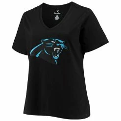Women's Fanatics Branded Christian McCaffrey Black Carolina Panthers Plus Size Name & Number V-Neck T-Shirt -Metaverse shop unnamed file 9501