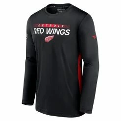 Men's Fanatics Branded Black Detroit Red Wings Authentic Pro Rink Performance Long Sleeve T-Shirt 4 Men's Fanatics Branded Black Detroit Red Wings Authentic Pro Rink Performance Long Sleeve T-Shirt -Metaverse shop unnamed file 954