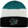 Men's Fanatics Branded Black San Jose Sharks Breakaway Alternate Cuffed Knit Hat