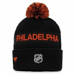 Men's Fanatics Branded Black/Orange Philadelphia Flyers 2022 NHL Draft Authentic Pro Cuffed Knit Hat With Pom 4 Men's Fanatics Branded Black/Orange Philadelphia Flyers 2022 NHL Draft Authentic Pro Cuffed Knit Hat With Pom -Metaverse shop unnamed file 9569