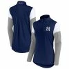 Women's Fanatics Branded Navy/Gray New York Yankees Authentic Fleece Quarter-Zip Jacket 1 Women's Fanatics Branded Navy/Gray New York Yankees Authentic Fleece Quarter-Zip Jacket -Metaverse shop unnamed file 9592
