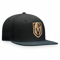 Men's Fanatics Branded Black Vegas Golden Knights Core Primary Logo Snapback Adjustable Hat -Metaverse shop unnamed file 9598