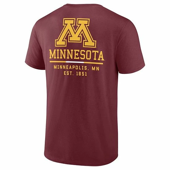 Men's Fanatics Branded Maroon Minnesota Golden Gophers Game Day 2-Hit T-Shirt Men's Fanatics Branded Maroon Minnesota Golden Gophers Game Day 2-Hit T-Shirt -Metaverse shop unnamed file 9611