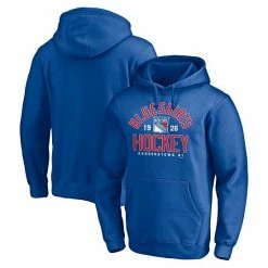 Men's Fanatics Branded Blue New York Rangers Hometown Collection Blueshirts Club Pullover Hoodie -Metaverse shop unnamed file 9613