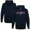 Youth Fanatics Branded Navy Columbus Blue Jackets Authentic Pro Pullover Hoodie