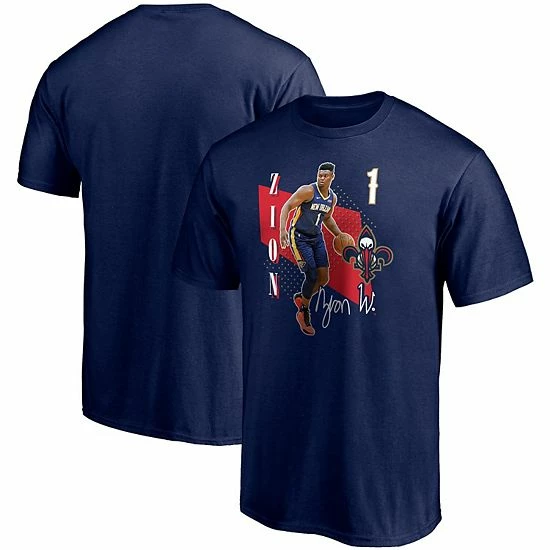 Men's Fanatics Branded Zion Williamson Navy New Orleans Pelicans Pick & Roll T-Shirt Men's Fanatics Branded Zion Williamson Navy New Orleans Pelicans Pick & Roll T-Shirt -Metaverse shop unnamed file 9659