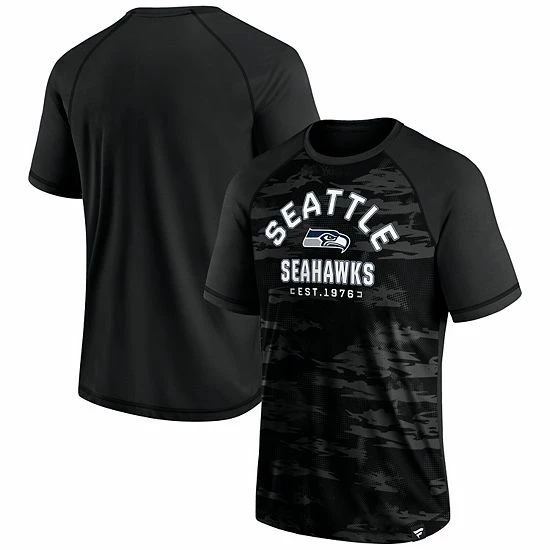 Men's Fanatics Branded Seattle Seahawks Blackout Hail Mary Raglan T-Shirt Men's Fanatics Branded Seattle Seahawks Blackout Hail Mary Raglan T-Shirt -Metaverse shop unnamed file 9678