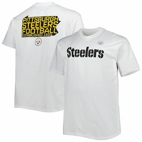 Men's Fanatics Branded White Pittsburgh Steelers Big & Tall Hometown Collection Hot Shot T-Shirt Men's Fanatics Branded White Pittsburgh Steelers Big & Tall Hometown Collection Hot Shot T-Shirt -Metaverse shop unnamed file 9683