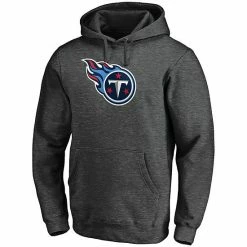 Men's Fanatics Branded Heathered Charcoal Tennessee Titans Team Logo Pullover Hoodie -Metaverse shop unnamed file 9696