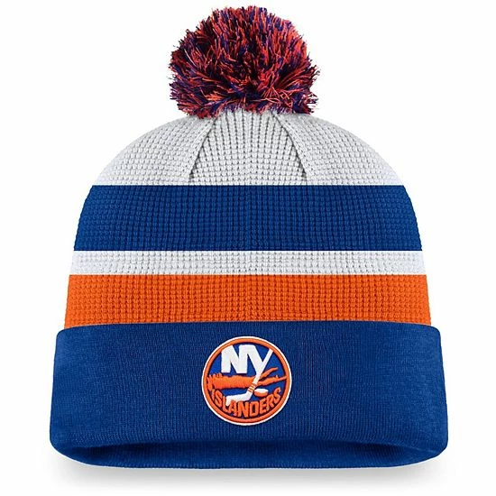 Men's Fanatics Branded White/Royal New York Islanders Authentic Pro Draft Cuffed Knit Hat with Pom Men's Fanatics Branded White/Royal New York Islanders Authentic Pro Draft Cuffed Knit Hat With Pom -Metaverse shop unnamed file 9702