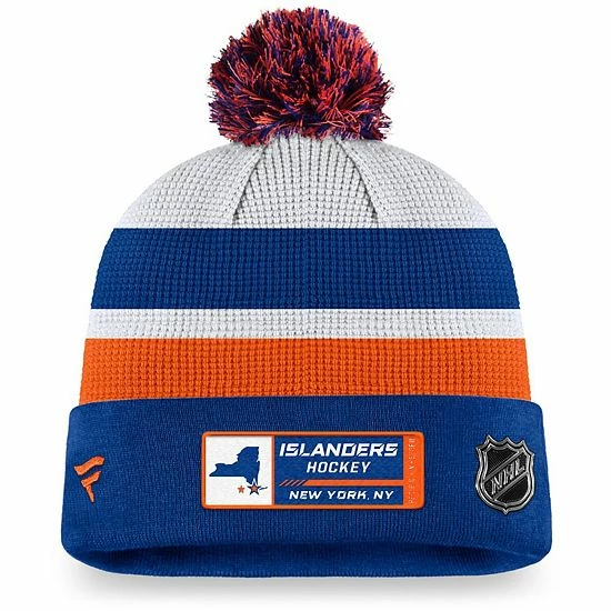 Men's Fanatics Branded White/Royal New York Islanders Authentic Pro Draft Cuffed Knit Hat with Pom Men's Fanatics Branded White/Royal New York Islanders Authentic Pro Draft Cuffed Knit Hat With Pom -Metaverse shop unnamed file 9704