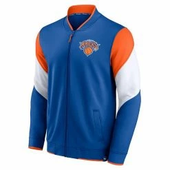 Men's Fanatics Branded Blue/Orange New York Knicks League Best Performance Full-Zip Jacket 4 Men's Fanatics Branded Blue/Orange New York Knicks League Best Performance Full-Zip Jacket -Metaverse shop unnamed file 9718