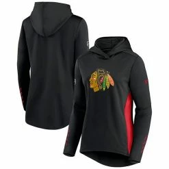 Women's Fanatics Branded Black/Red Chicago Blackhawks Authentic Pro Locker Room Pullover Hoodie 3 Women's Fanatics Branded Black/Red Chicago Blackhawks Authentic Pro Locker Room Pullover Hoodie -Metaverse shop unnamed file 9761