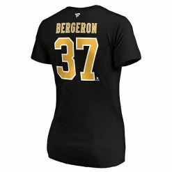 Women's Fanatics Branded Patrice Bergeron Black Boston Bruins Captain Patch Authentic Stack Name & Number V-Neck T-Shirt 4 Women's Fanatics Branded Patrice Bergeron Black Boston Bruins Captain Patch Authentic Stack Name & Number V-Neck T-Shirt -Metaverse shop unnamed file 9766
