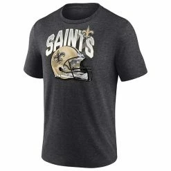 Men's Fanatics Branded Heathered Charcoal New Orleans Saints End Around Tri-Blend T-Shirt -Metaverse shop unnamed file 9775