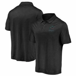 Men's Fanatics Branded Black Miami Marlins Iconic Striated Primary Logo Polo -Metaverse shop unnamed file 9778