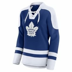 Women's Fanatics Branded Auston Matthews Blue/White Toronto Maple Leafs Lace-Up Raglan Sweatshirt 4 Women's Fanatics Branded Auston Matthews Blue/White Toronto Maple Leafs Lace-Up Raglan Sweatshirt -Metaverse shop unnamed file 9796