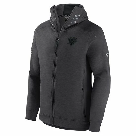 Men's Fanatics Branded Heather Charcoal Pittsburgh Penguins Authentic Pro Road Tech Full-Zip Hoodie Jacket Men's Fanatics Branded Heather Charcoal Pittsburgh Penguins Authentic Pro Road Tech Full-Zip Hoodie Jacket -Metaverse shop unnamed file 9807