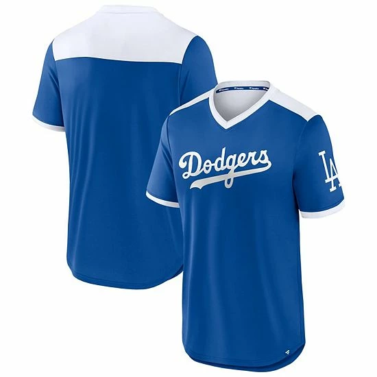 Men's Fanatics Branded Royal/White Los Angeles Dodgers True Classics Walk-Off V-Neck T-Shirt Men's Fanatics Branded Royal/White Los Angeles Dodgers True Classics Walk-Off V-Neck T-Shirt -Metaverse shop unnamed file 9841