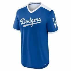Men's Fanatics Branded Royal/White Los Angeles Dodgers True Classics Walk-Off V-Neck T-Shirt 4 Men's Fanatics Branded Royal/White Los Angeles Dodgers True Classics Walk-Off V-Neck T-Shirt -Metaverse shop unnamed file 9842
