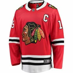 Men's Fanatics Branded Jonathan Toews Red Chicago Blackhawks Breakaway Player Jersey -Metaverse shop unnamed file 9893